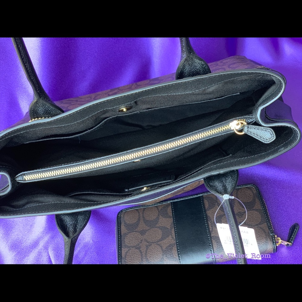 ▪️COACH▪️Signature Casey Tote & Zip Around Wallet - Picture 4 of 7